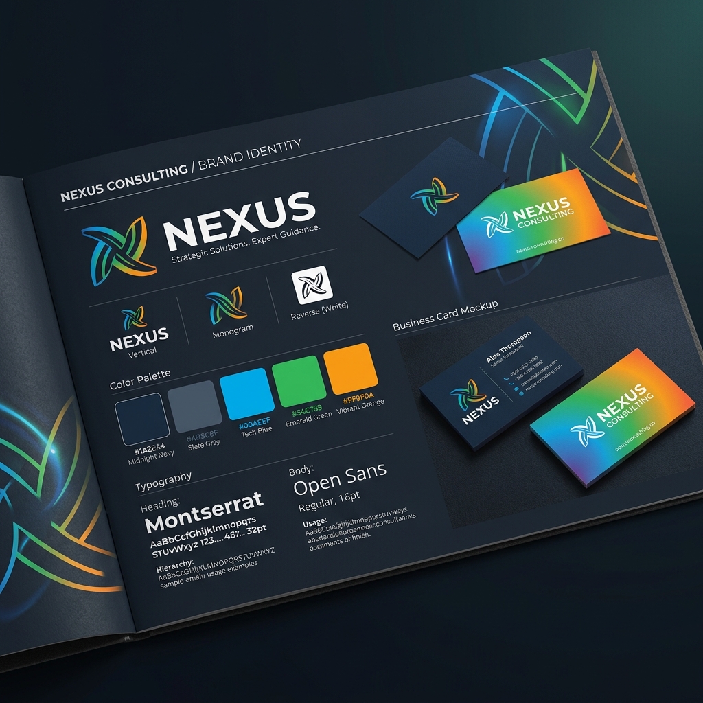 Brand identity - logo et charte graphique pour cabinet conseil